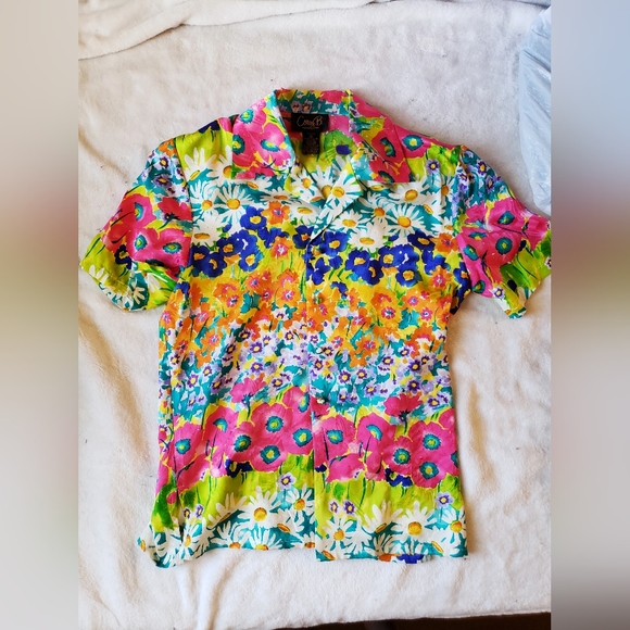 Tops - Vintage Silk Shirt